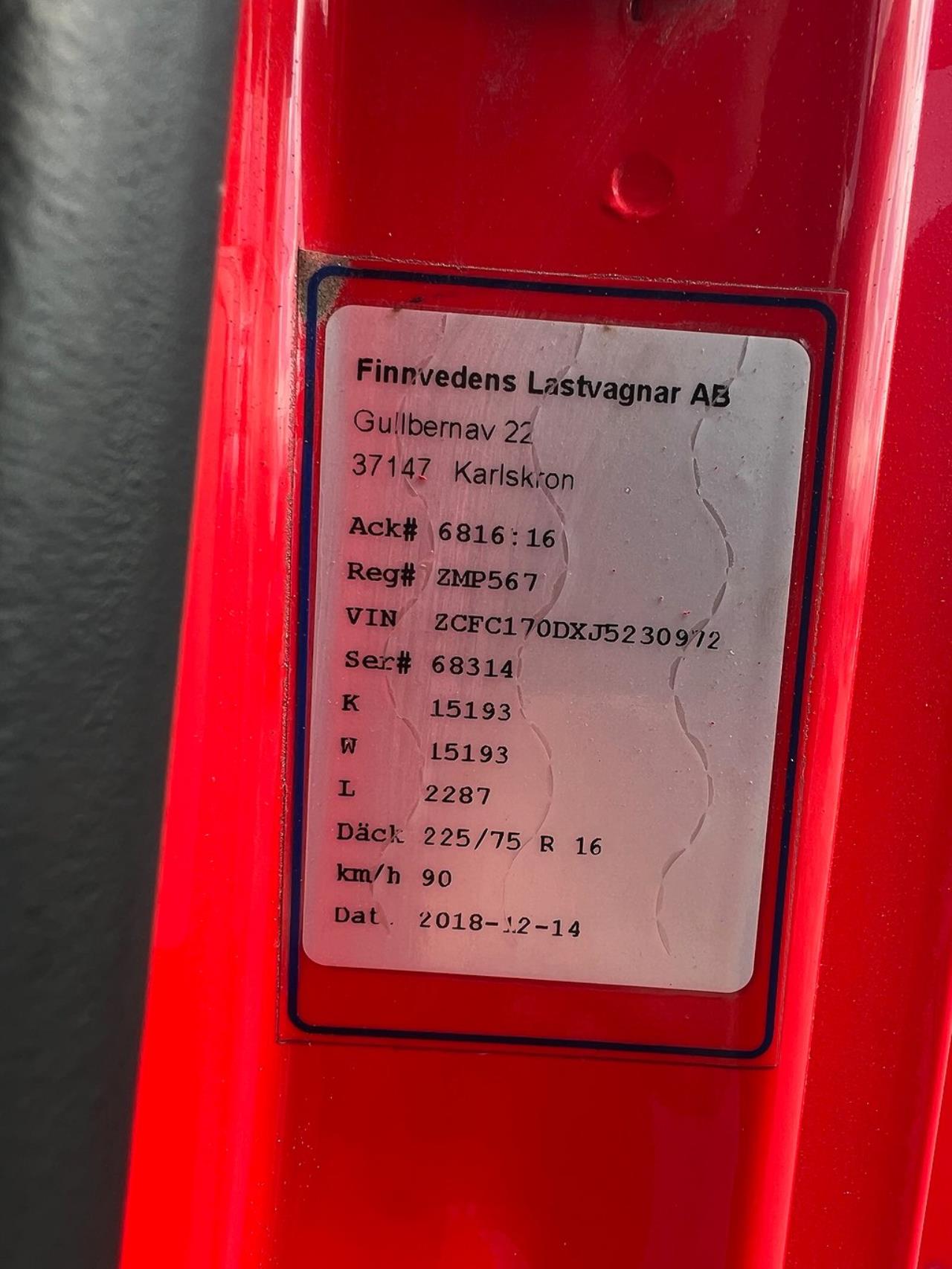 Iveco Daily 72C18 Bärgningsbil Manuell *3980 Mil* Euro 6 2018 - Övrigt
