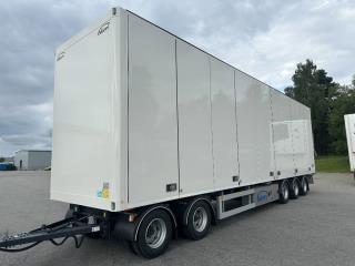 Ekeri 5-Axlat Skåpsläp Fjärrvagn