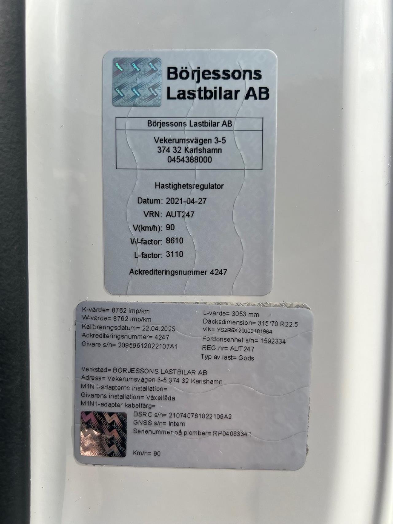 Scania R500 6x2 Dragbil ADR Klassad & Kompressor Euro 6 2021 - Dragbil