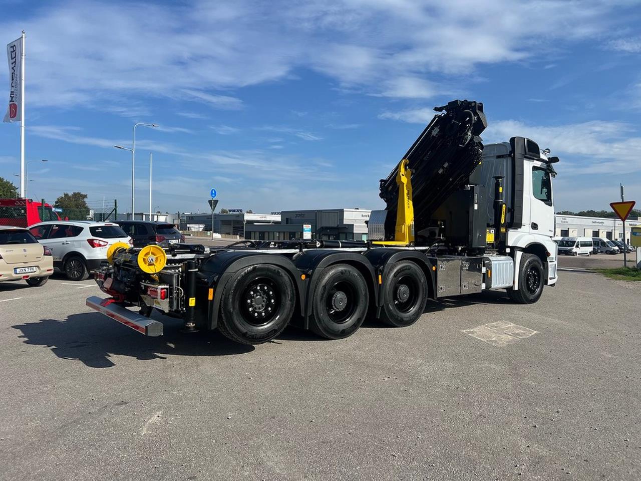 Mercedes-Benz Arocs 3553 8x4*4 Kranväxlare Palfinger & Jibb 2023 - Kran
