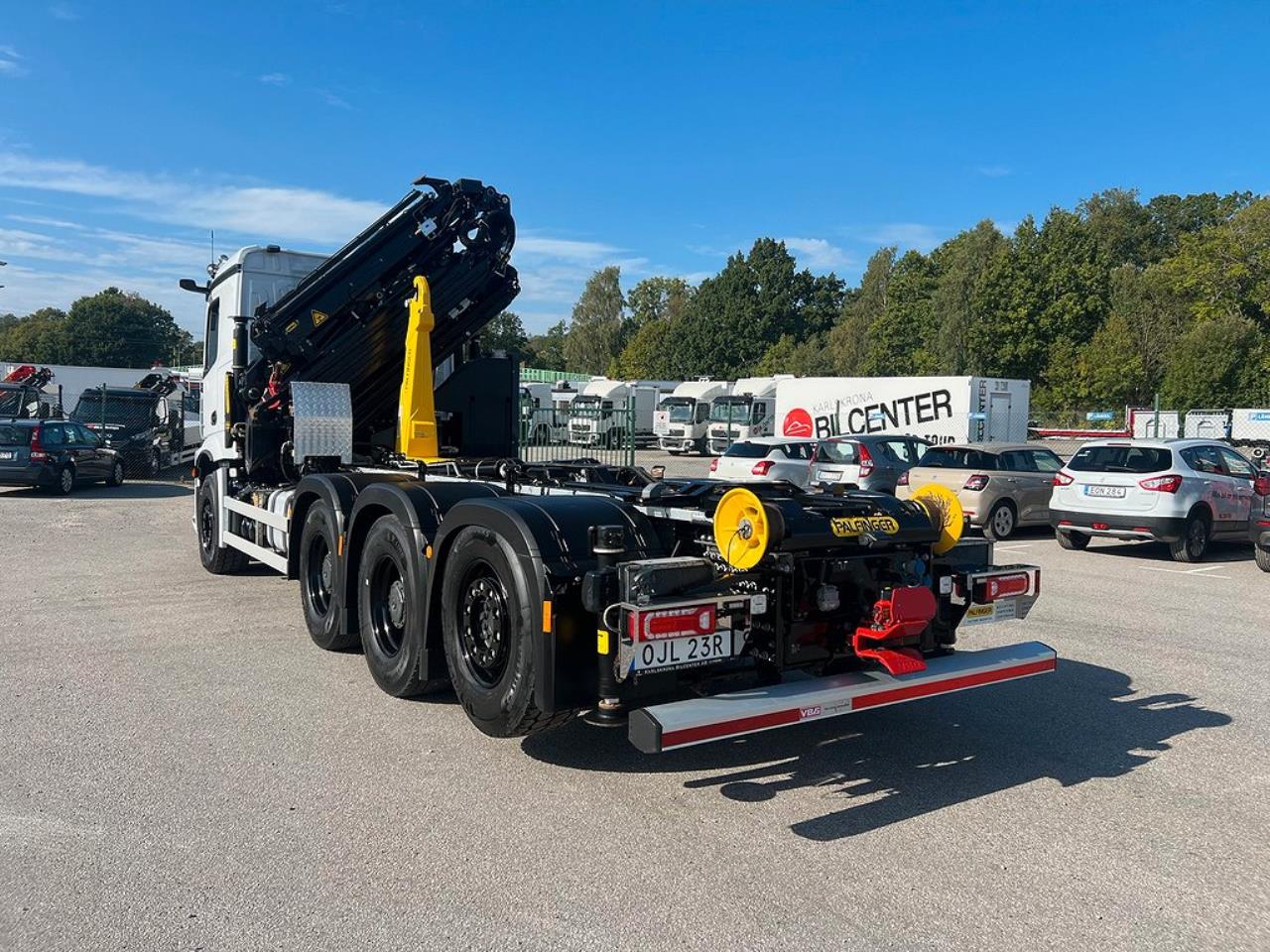 Mercedes-Benz Arocs 3553 8x4*4 Kranväxlare Palfinger & Jibb 2023 - Kran