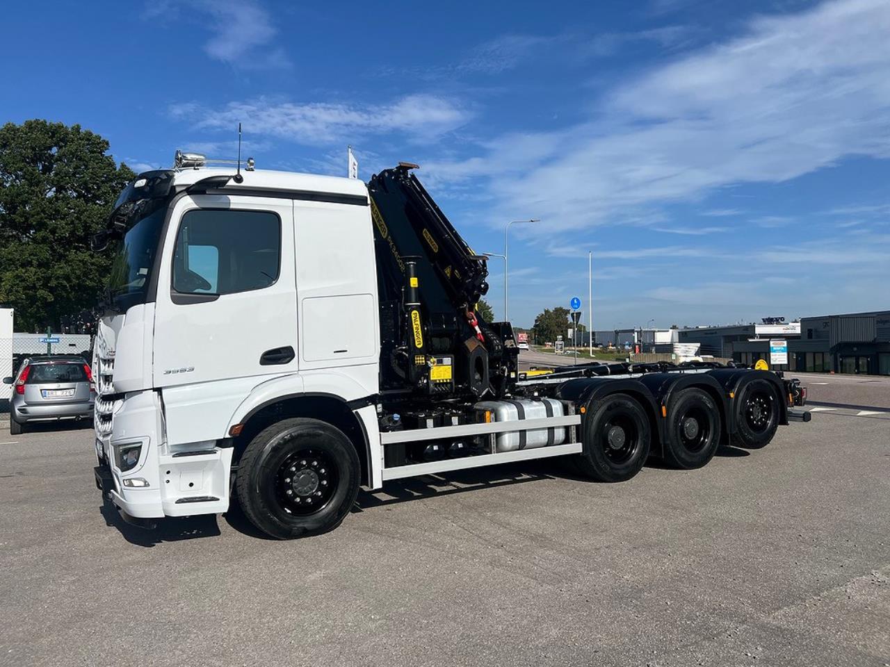 Mercedes-Benz Arocs 3553 8x4*4 Kranväxlare Palfinger & Jibb 2023 - Kran
