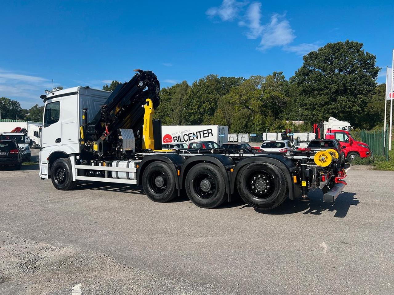 Mercedes-Benz Arocs 3553 8x4*4 Kranväxlare Palfinger & Jibb 2023 - Kran