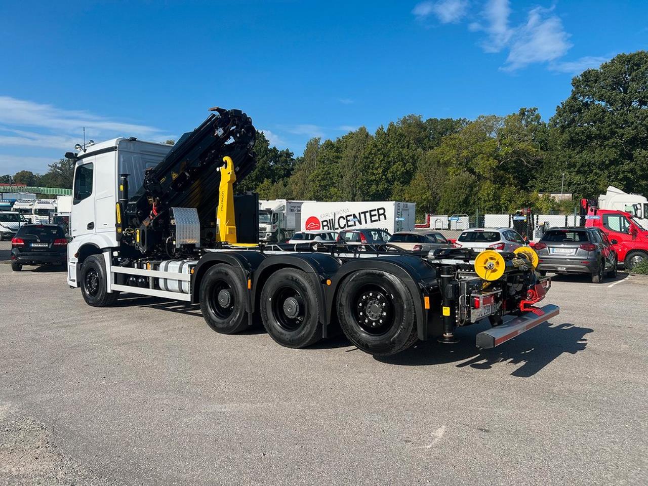 Mercedes-Benz Arocs 3553 8x4*4 Kranväxlare Palfinger & Jibb 2023 - Kran
