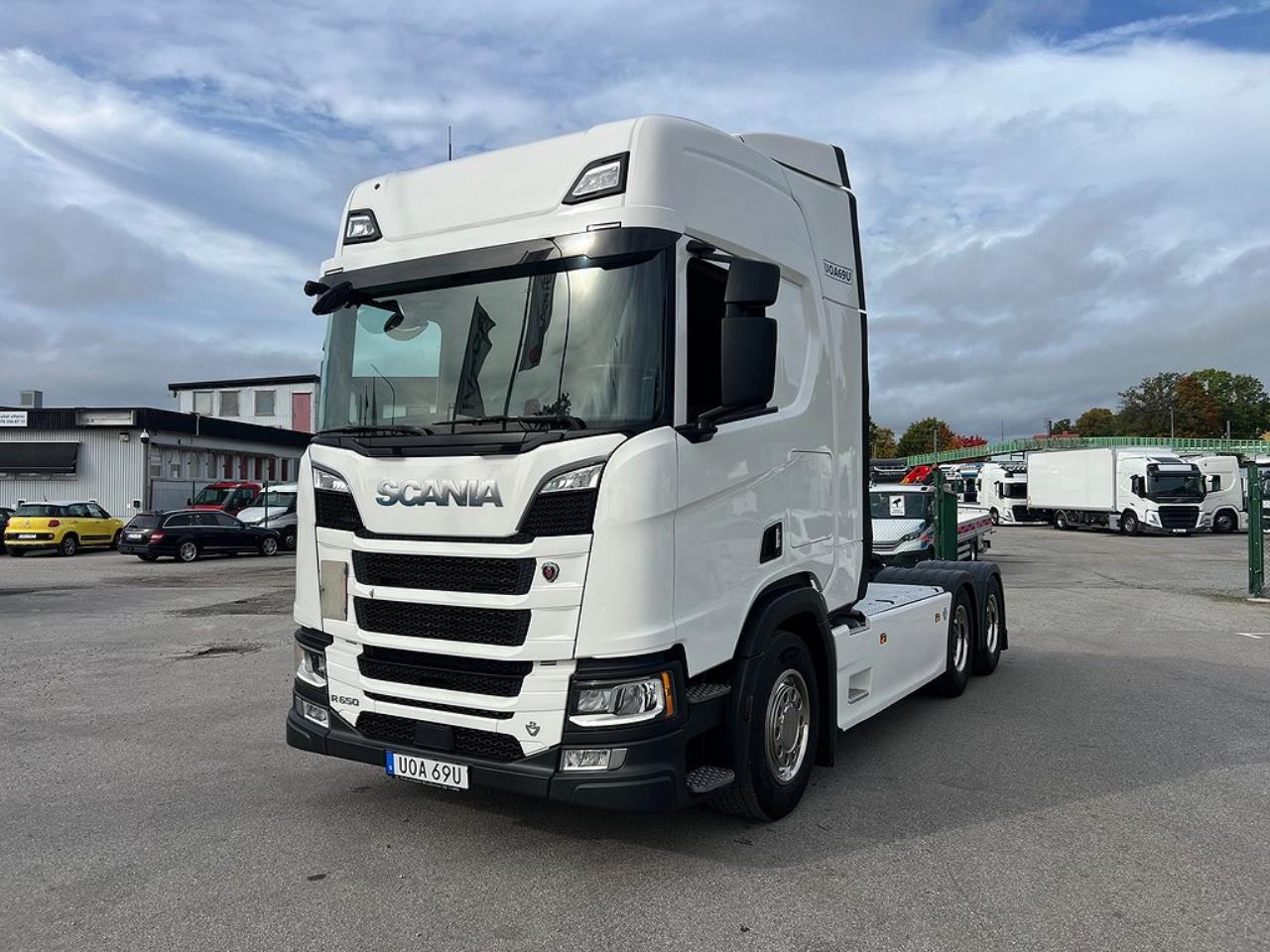 Scania R650 6x4 Tandem Dragbil FULL ADR 3,95 Hjulbas Euro 6 2021 - Dragbil