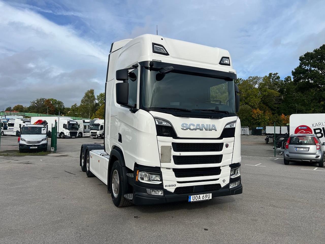 Scania R650 6x4 Tandem Dragbil FULL ADR 3,95 Hjulbas Euro 6 2021 - Dragbil