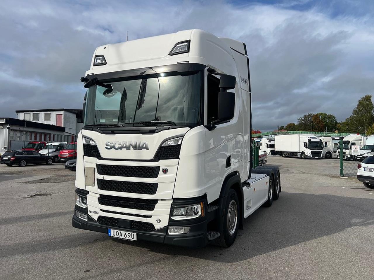 Scania R650 6x4 Tandem Dragbil FULL ADR 3,95 Hjulbas Euro 6 2021 - Dragbil