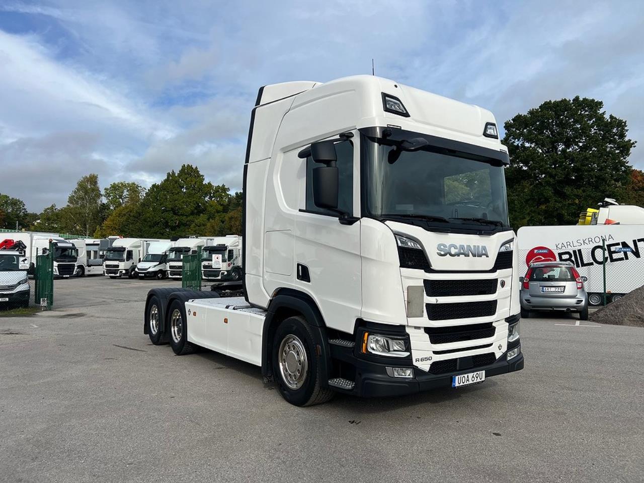Scania R650 6x4 Tandem Dragbil FULL ADR 3,95 Hjulbas Euro 6 2021 - Dragbil