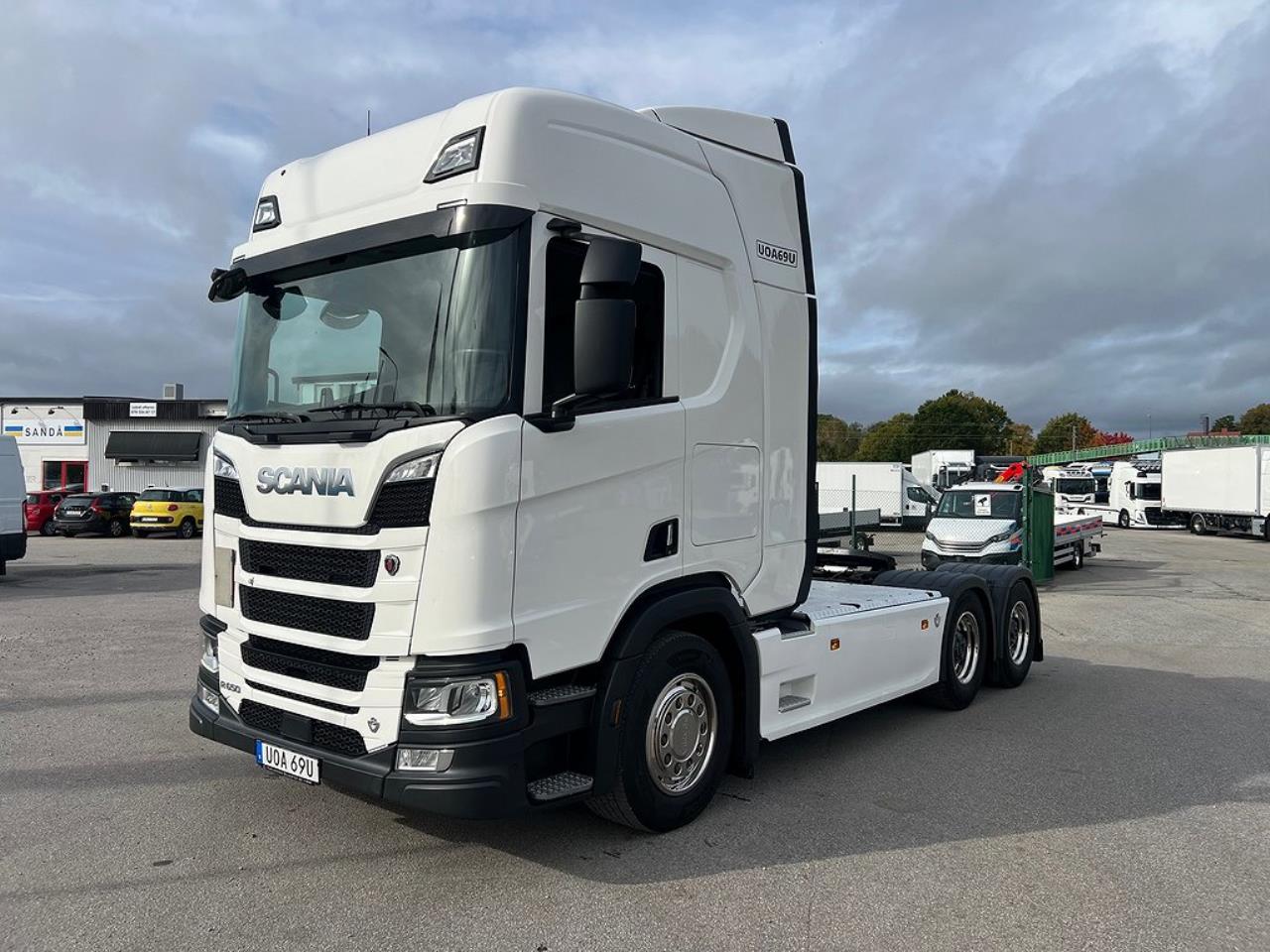 Scania R650 6x4 Tandem Dragbil FULL ADR 3,95 Hjulbas Euro 6 2021 - Dragbil