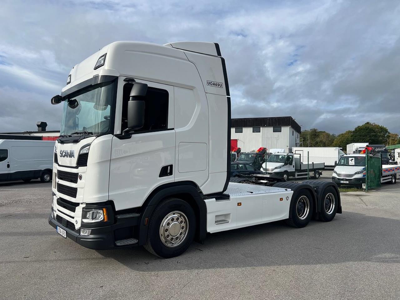 Scania R650 6x4 Tandem Dragbil FULL ADR 3,95 Hjulbas Euro 6 2021 - Dragbil