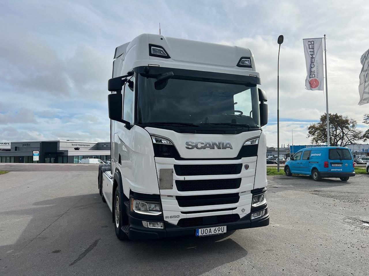 Scania R650 6x4 Tandem Dragbil FULL ADR 3,95 Hjulbas Euro 6 2021 - Dragbil