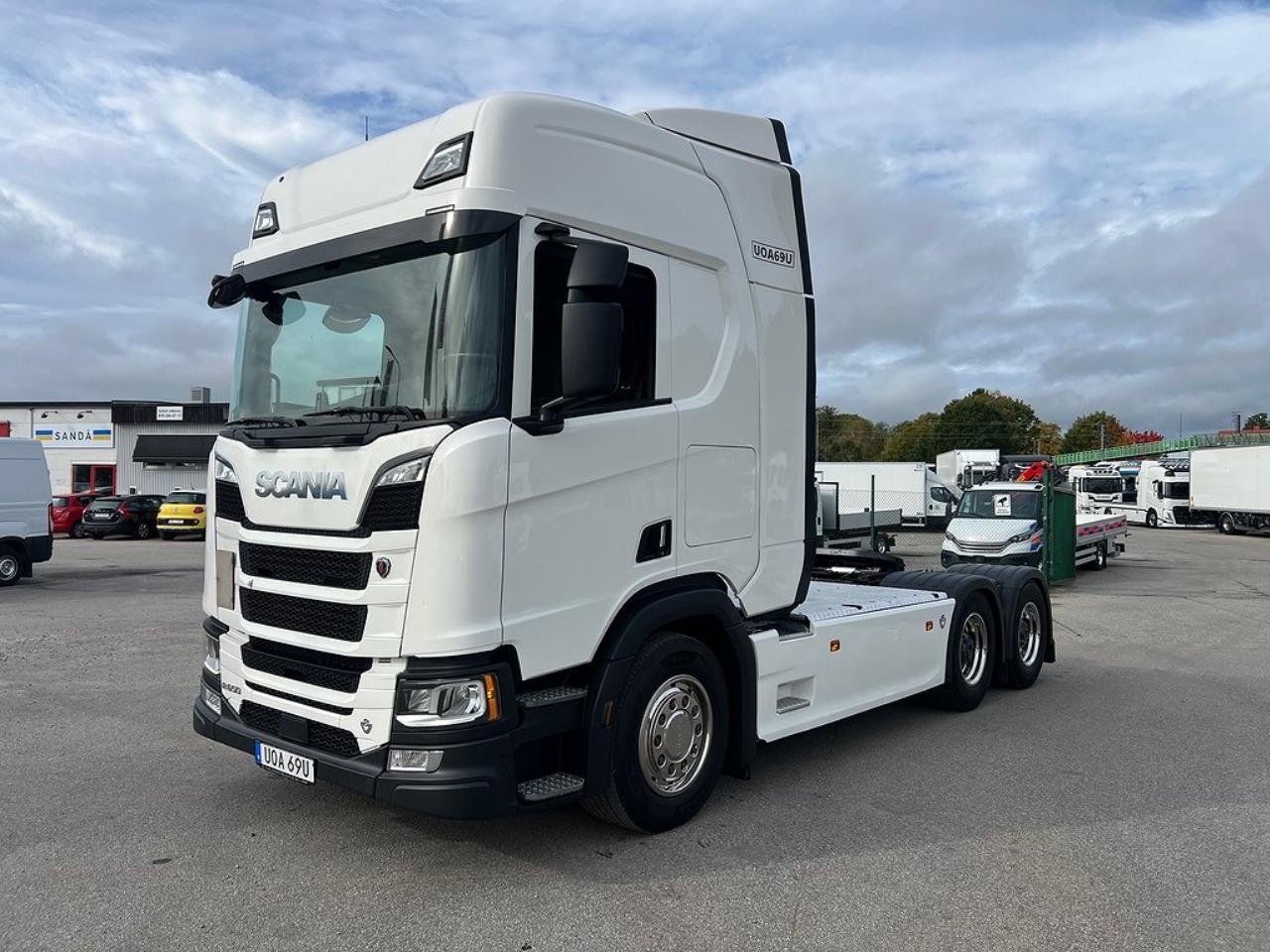 Scania R650 6x4 Tandem Dragbil FULL ADR 3,95 Hjulbas Euro 6 2021 - Dragbil