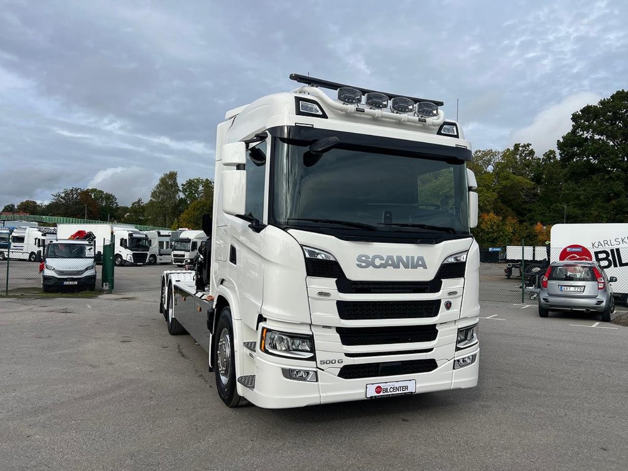 Scania G500 "Super" 6x2*4 Kranväxlare Hiab 302 E6 Kran Jibb 2025 - Kran