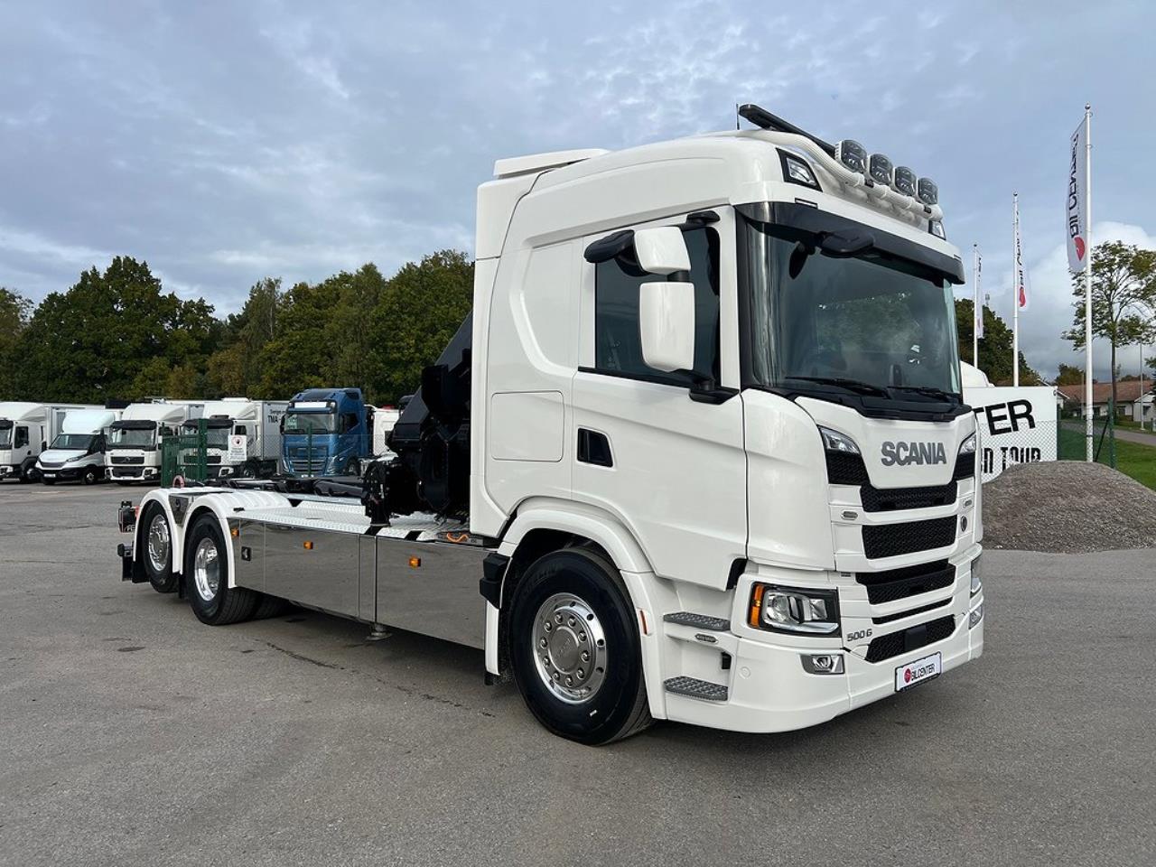Scania G500 "Super" 6x2*4 Kranväxlare Hiab 302 E6 Kran Jibb 2025 - Kran