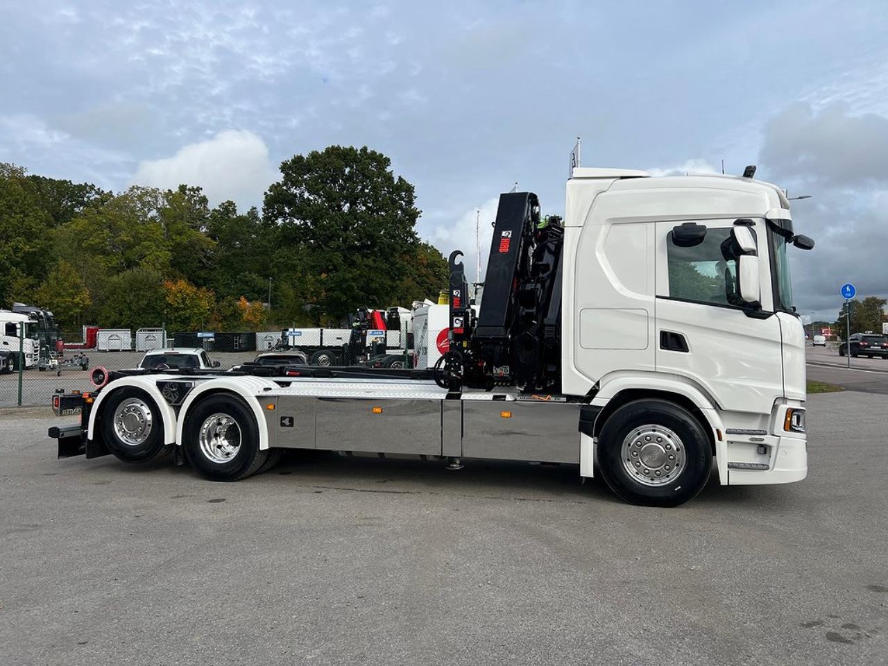 Scania G500 "Super" 6x2*4 Kranväxlare Hiab 302 E6 Kran Jibb 2025 - Kran