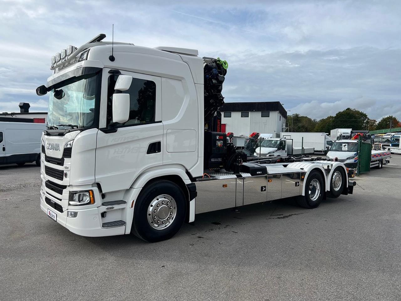 Scania G500 "Super" 6x2*4 Kranväxlare Hiab 302 E6 Kran Jibb 2025 - Kran