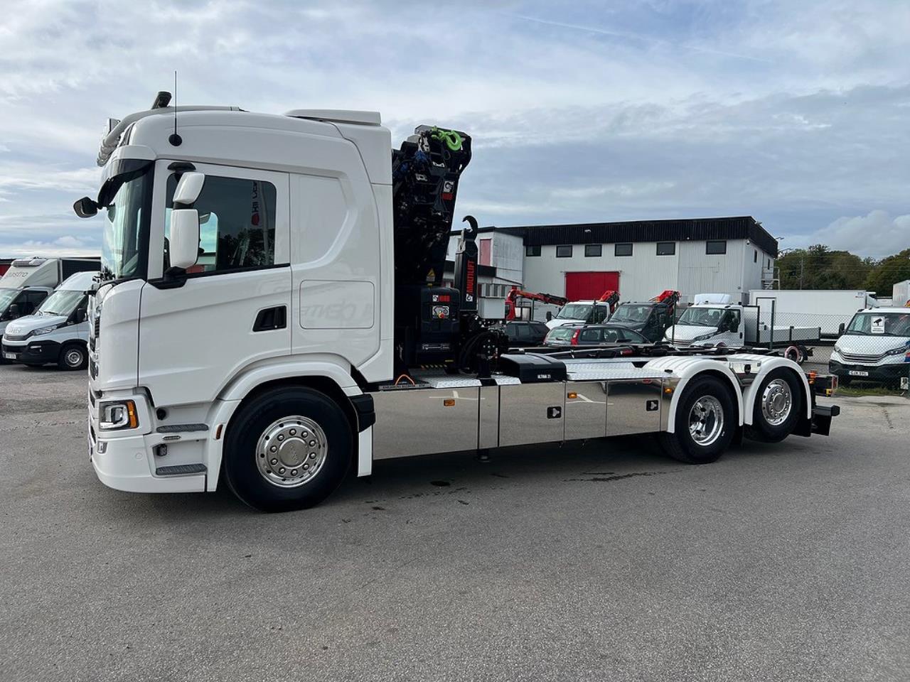 Scania G500 "Super" 6x2*4 Kranväxlare Hiab 302 E6 Kran Jibb 2025 - Kran