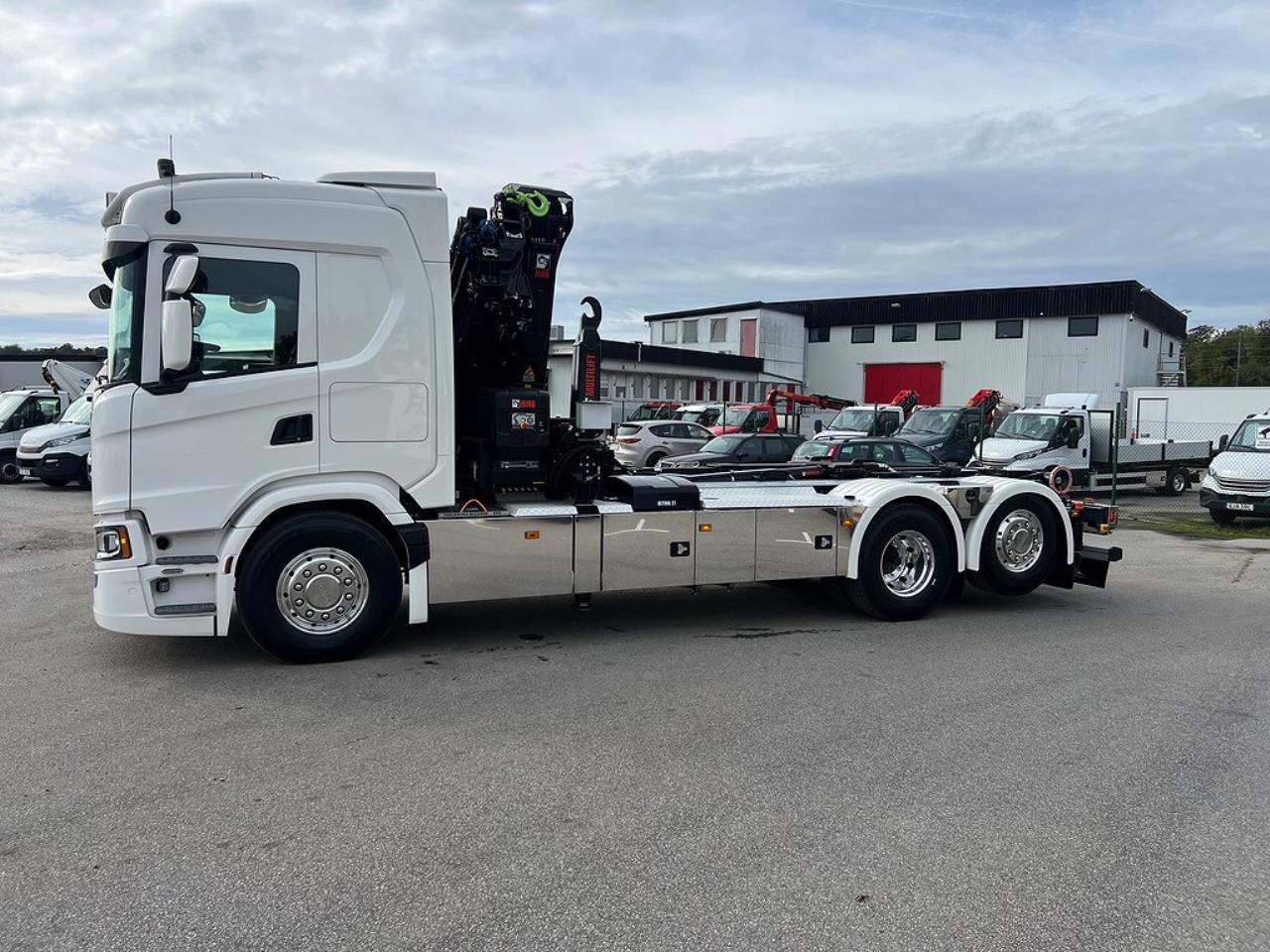 Scania G500 "Super" 6x2*4 Kranväxlare Hiab 302 E6 Kran Jibb 2025 - Kran