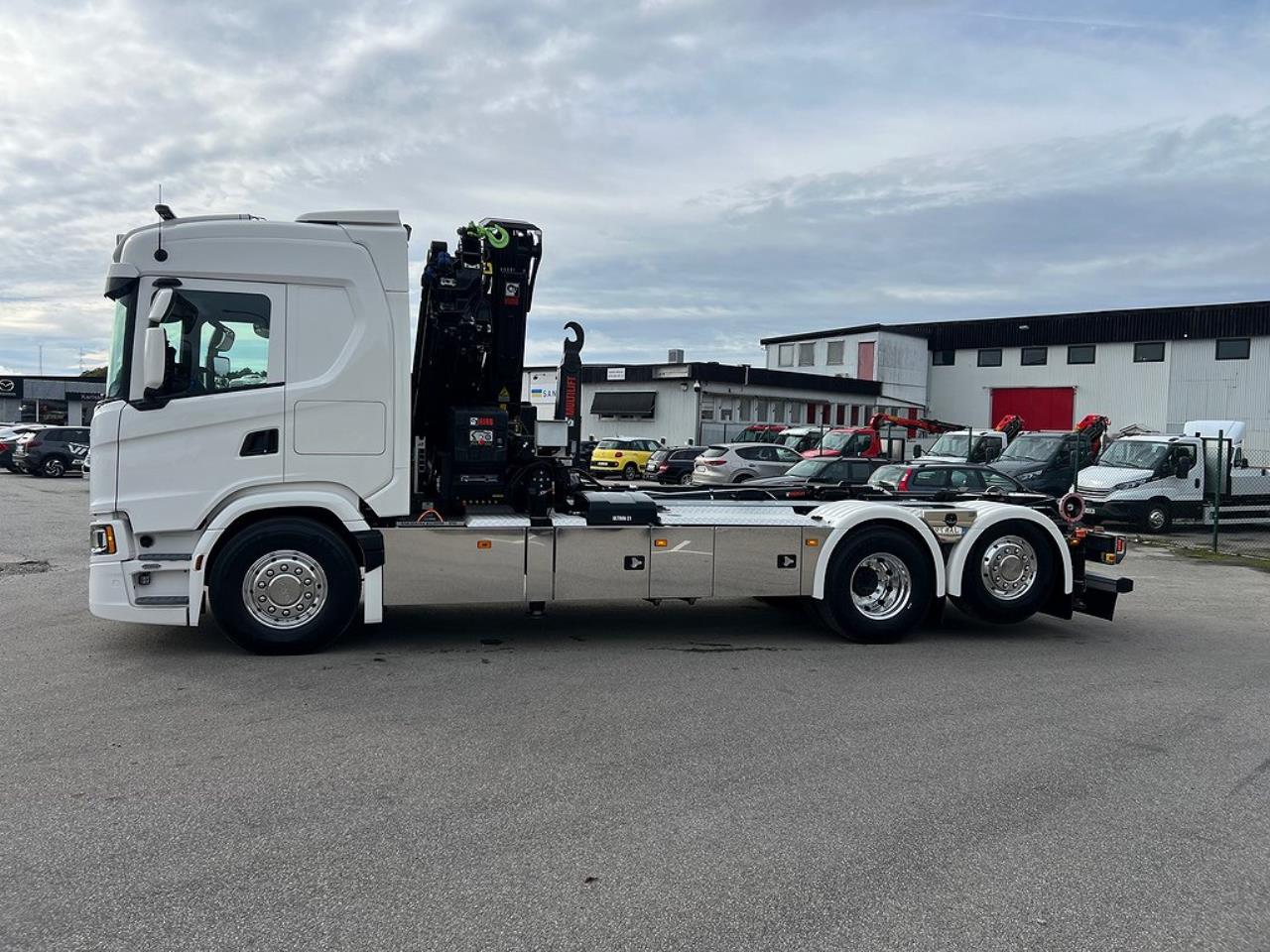 Scania G500 "Super" 6x2*4 Kranväxlare Hiab 302 E6 Kran Jibb 2025 - Kran