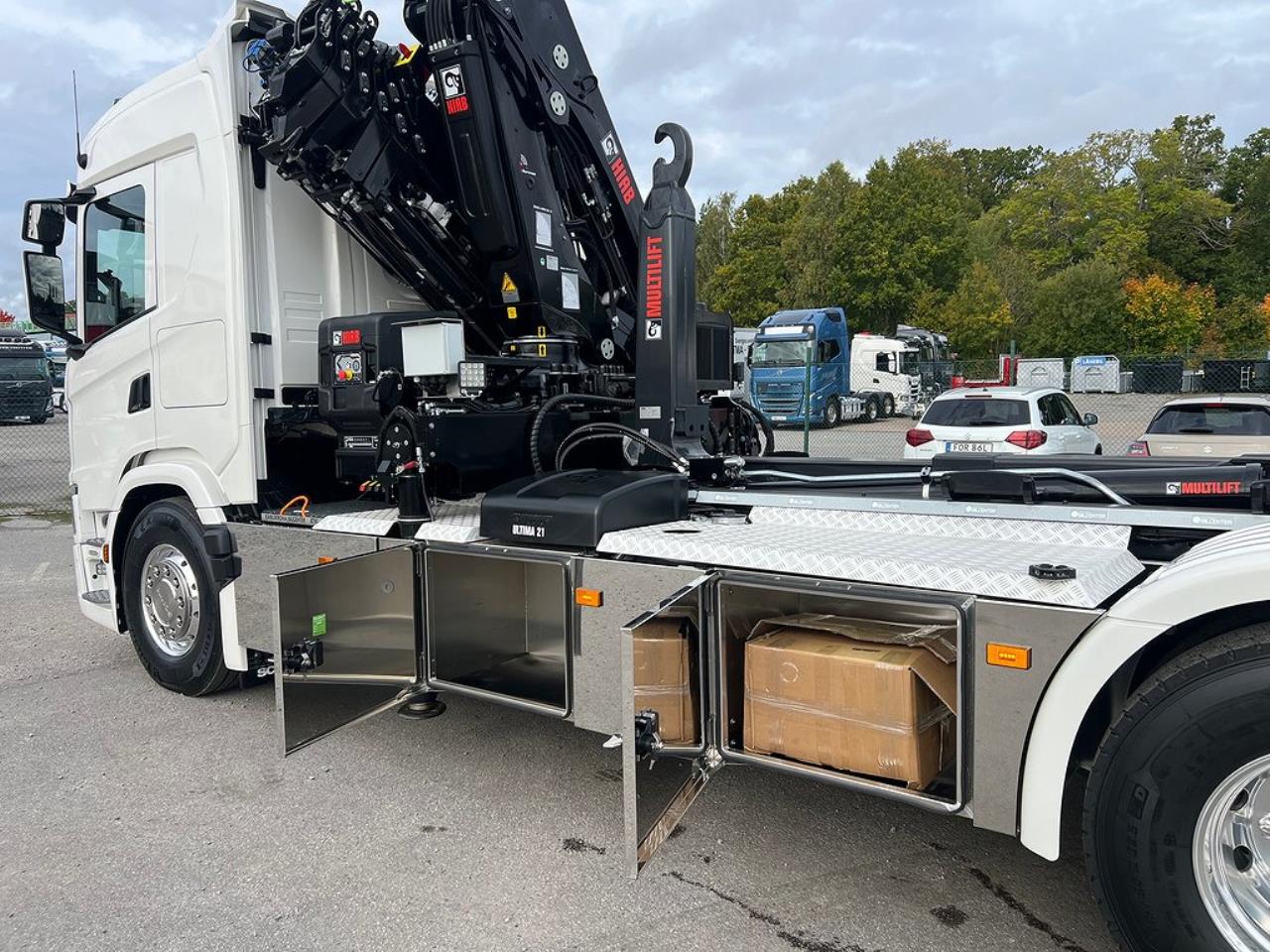 Scania G500 "Super" 6x2*4 Kranväxlare Hiab 302 E6 Kran Jibb 2025 - Kran