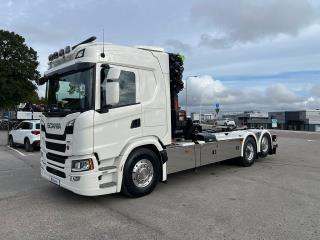 Scania G500 "Super" 6x2*4 Kranväxlare Hiab 302 E6 Kran Jibb
