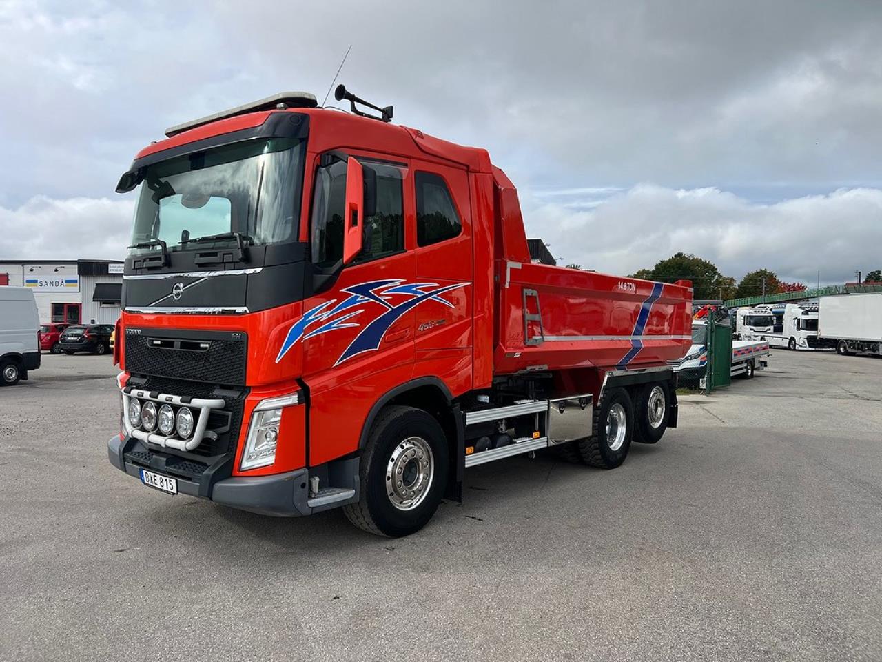 Volvo FH13 460 6x2*4 Tippbil / Schaktbil Euro 6 2018 - Tipp