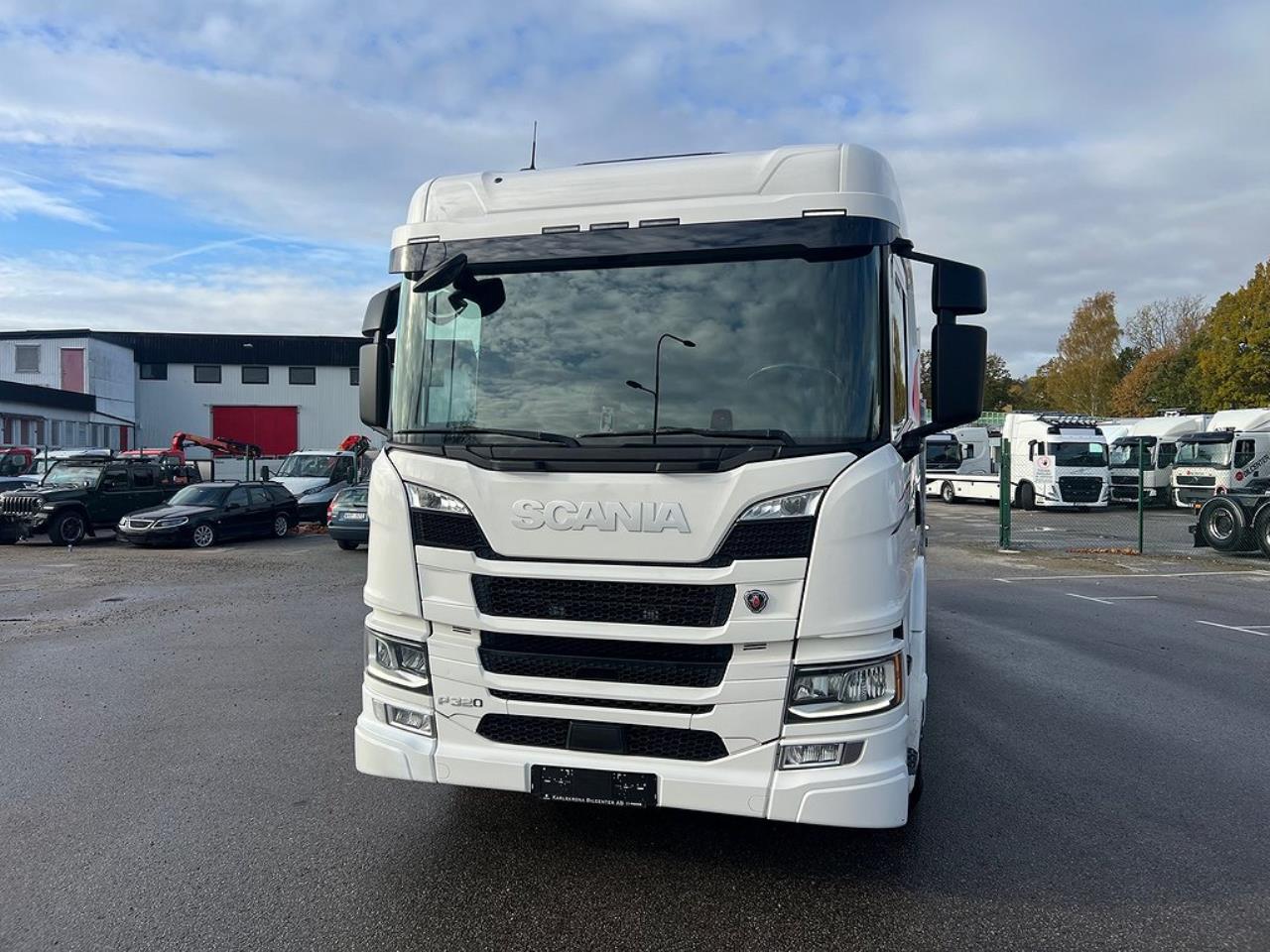 Scania P320 4x2 Kranbil med Z-Lyft, Euro 6 2018 - Kran