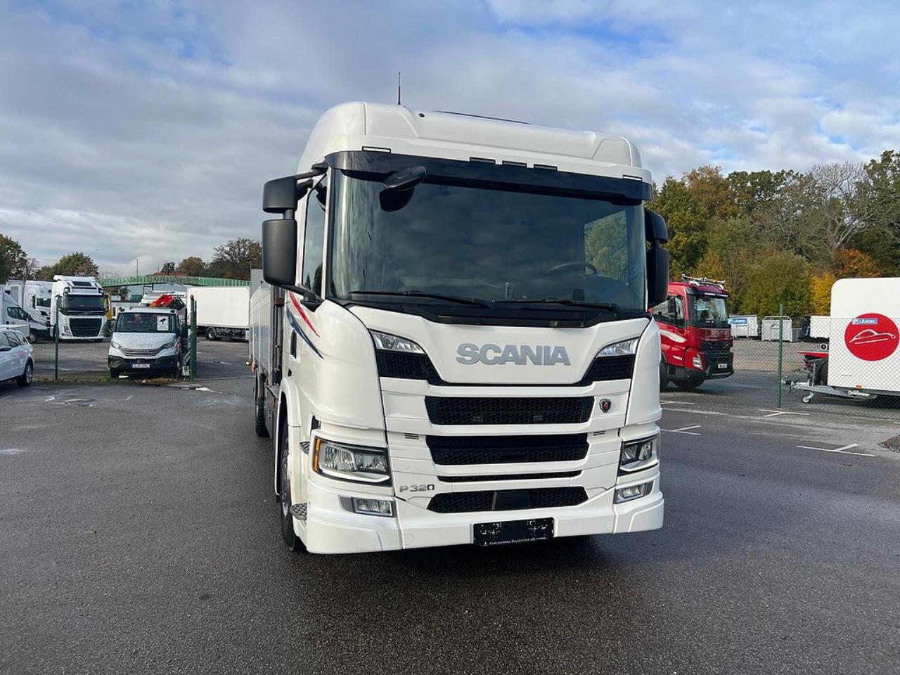 Scania P320 4x2 Kranbil med Z-Lyft, Euro 6 2018 - Kran