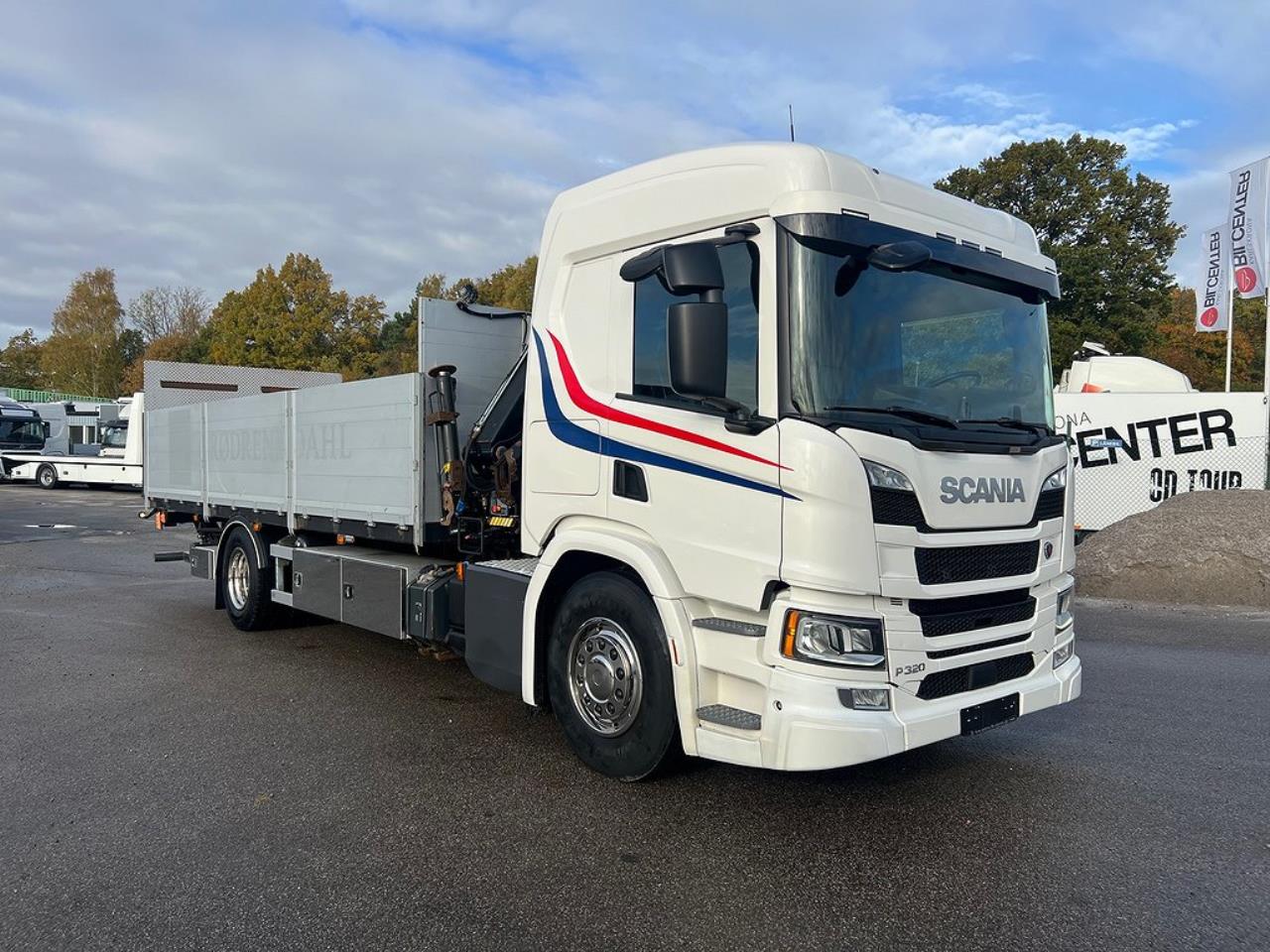 Scania P320 4x2 Kranbil med Z-Lyft, Euro 6 2018 - Kran