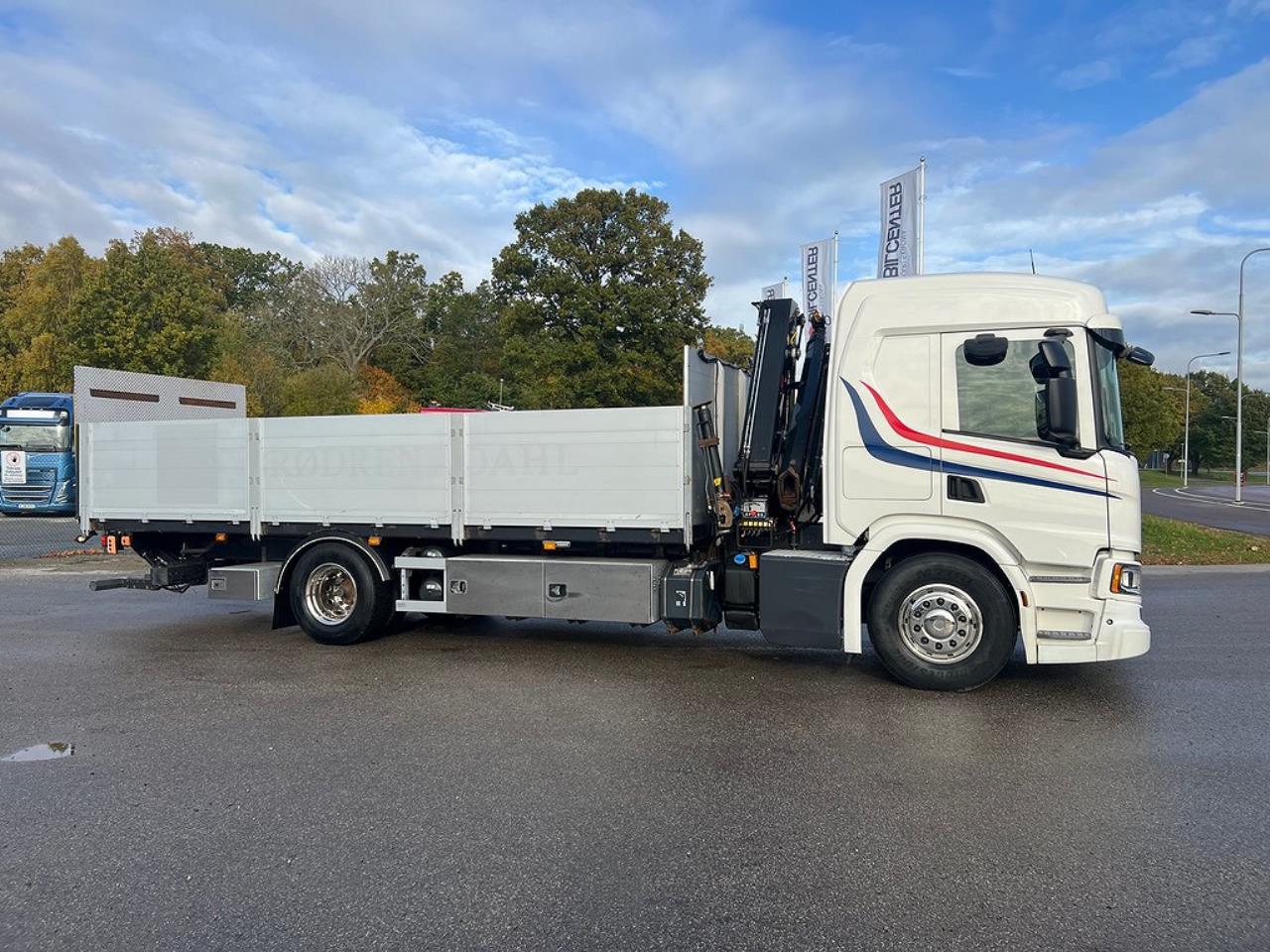Scania P320 4x2 Kranbil med Z-Lyft, Euro 6 2018 - Kran