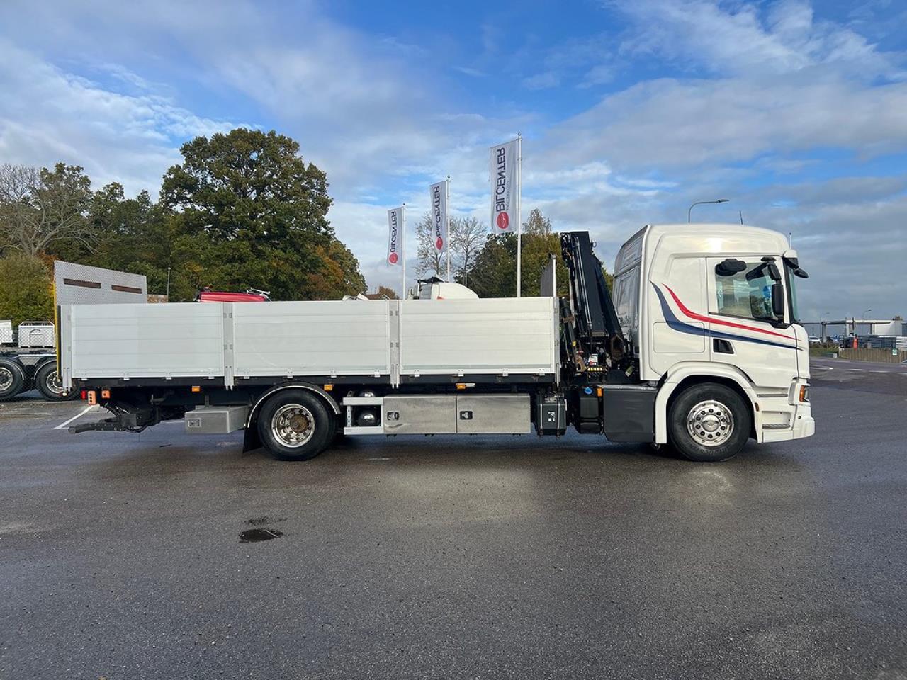 Scania P320 4x2 Kranbil med Z-Lyft, Euro 6 2018 - Kran