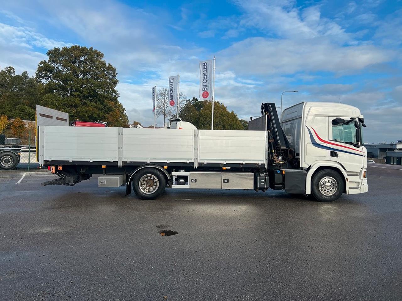 Scania P320 4x2 Kranbil med Z-Lyft, Euro 6 2018 - Kran