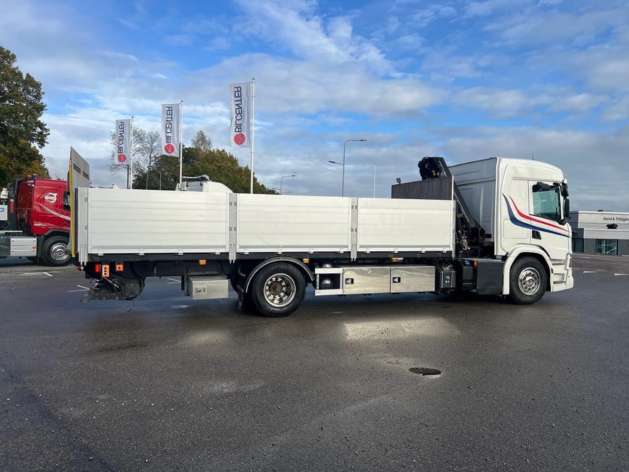 Scania P320 4x2 Kranbil med Z-Lyft, Euro 6 2018 - Kran