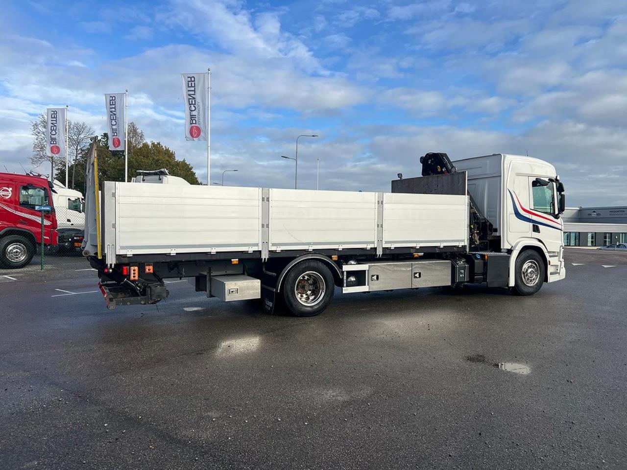 Scania P320 4x2 Kranbil med Z-Lyft, Euro 6 2018 - Kran