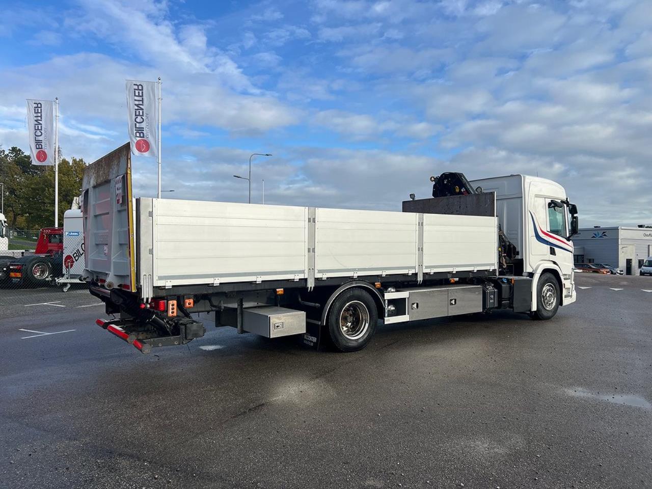 Scania P320 4x2 Kranbil med Z-Lyft, Euro 6 2018 - Kran