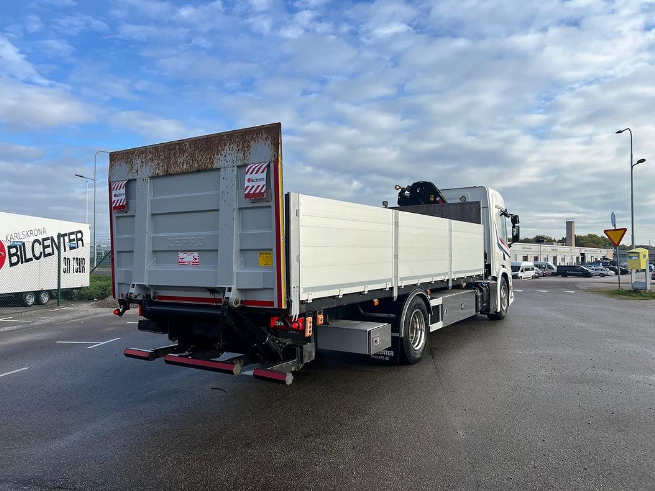 Scania P320 4x2 Kranbil med Z-Lyft, Euro 6 2018 - Kran