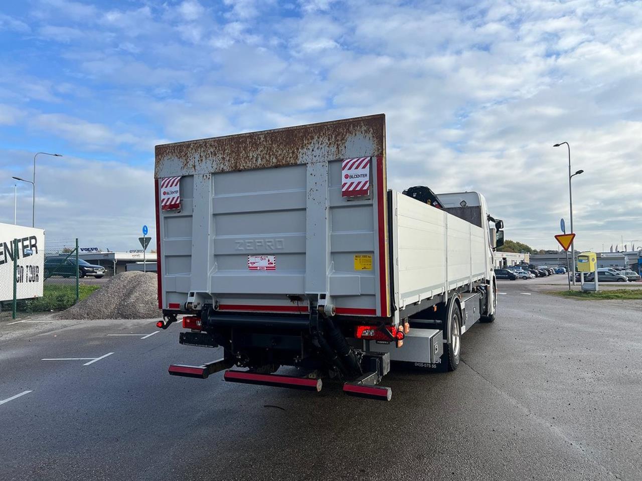 Scania P320 4x2 Kranbil med Z-Lyft, Euro 6 2018 - Kran