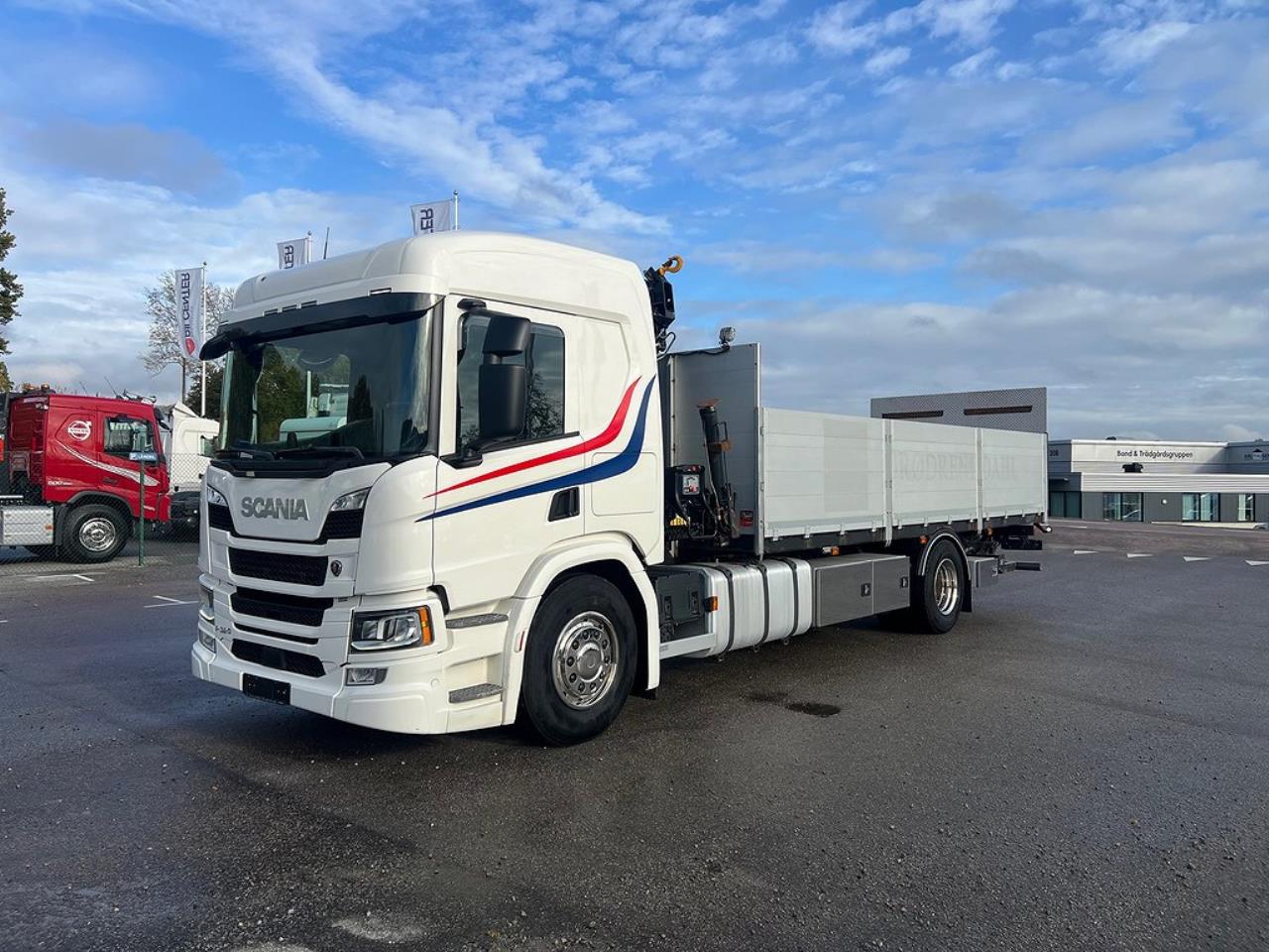 Scania P320 4x2 Kranbil med Z-Lyft, Euro 6 2018 - Kran