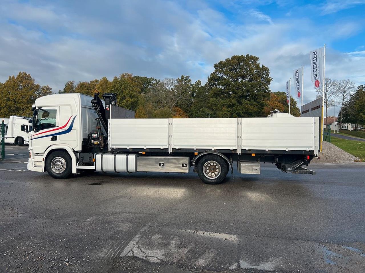 Scania P320 4x2 Kranbil med Z-Lyft, Euro 6 2018 - Kran