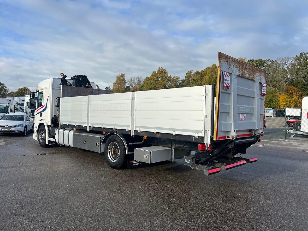 Scania P320 4x2 Kranbil med Z-Lyft, Euro 6 2018 - Kran