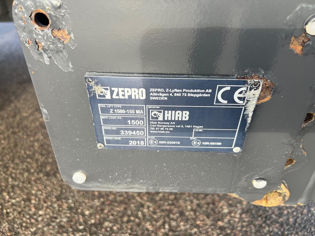 Scania P320 4x2 Kranbil med Z-Lyft, Euro 6 2018 - Kran