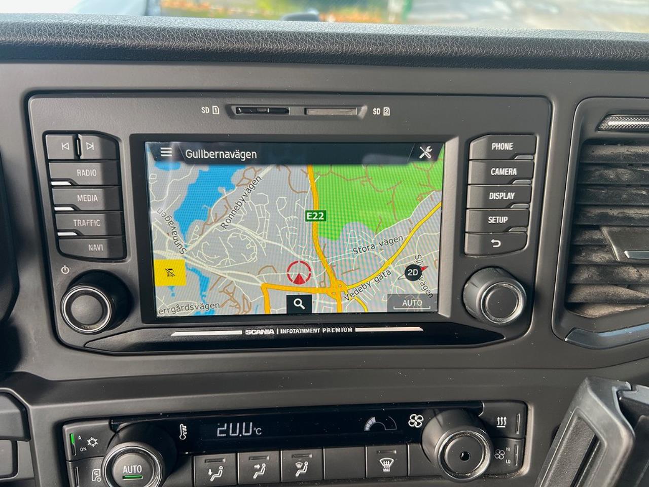 Scania P320 4x2 Kranbil med Z-Lyft, Euro 6 2018 - Kran