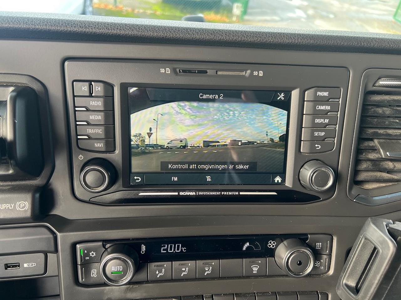 Scania P320 4x2 Kranbil med Z-Lyft, Euro 6 2018 - Kran