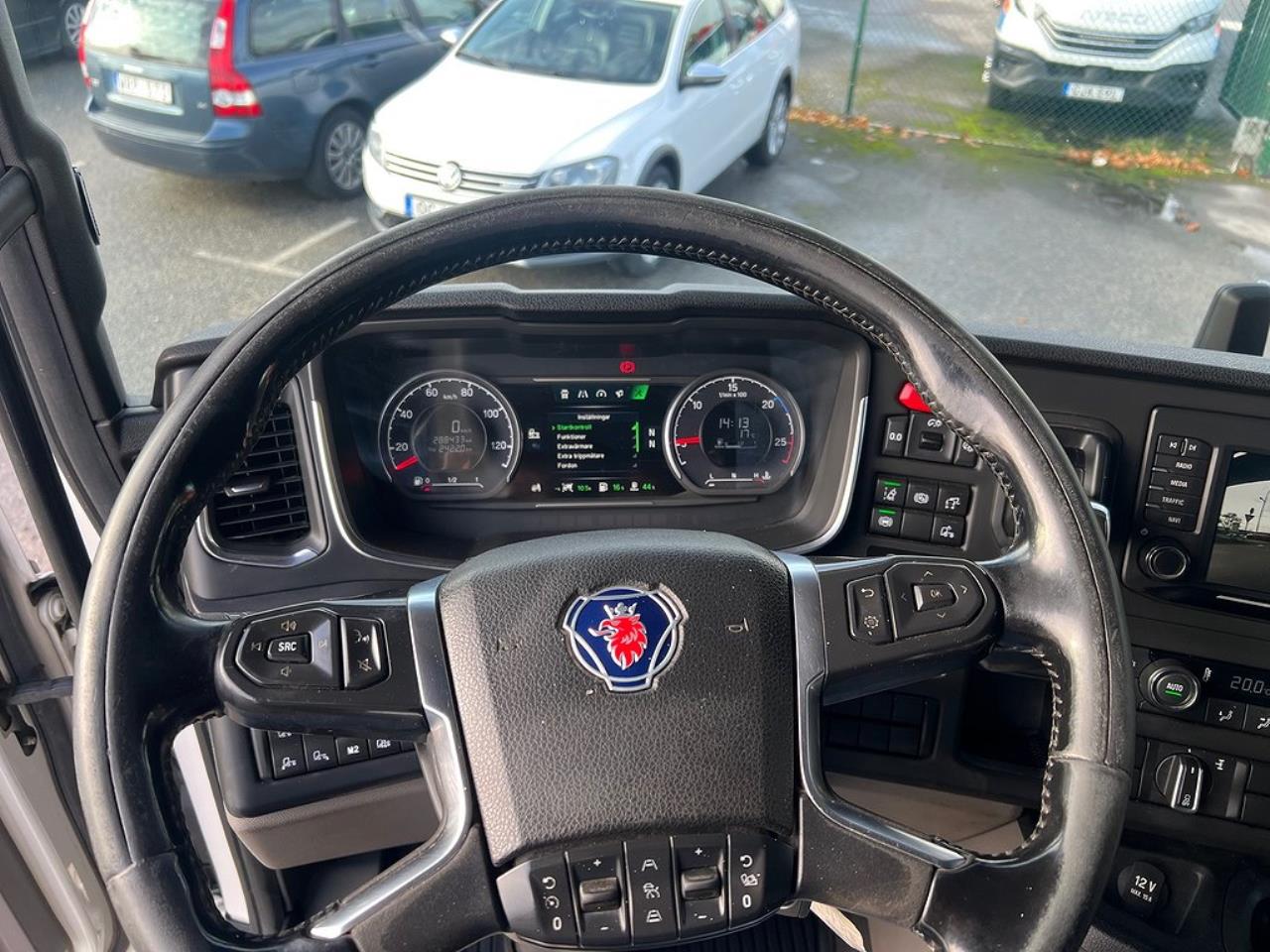 Scania P320 4x2 Kranbil med Z-Lyft, Euro 6 2018 - Kran