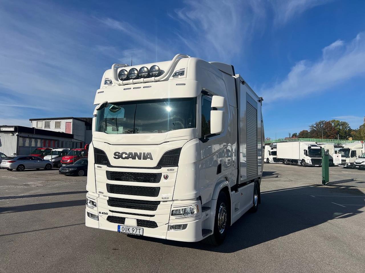 Scania R450 4x2 TMA Bil med skåp, Berlex TMAX TMA Skydd 2021 - Skåp