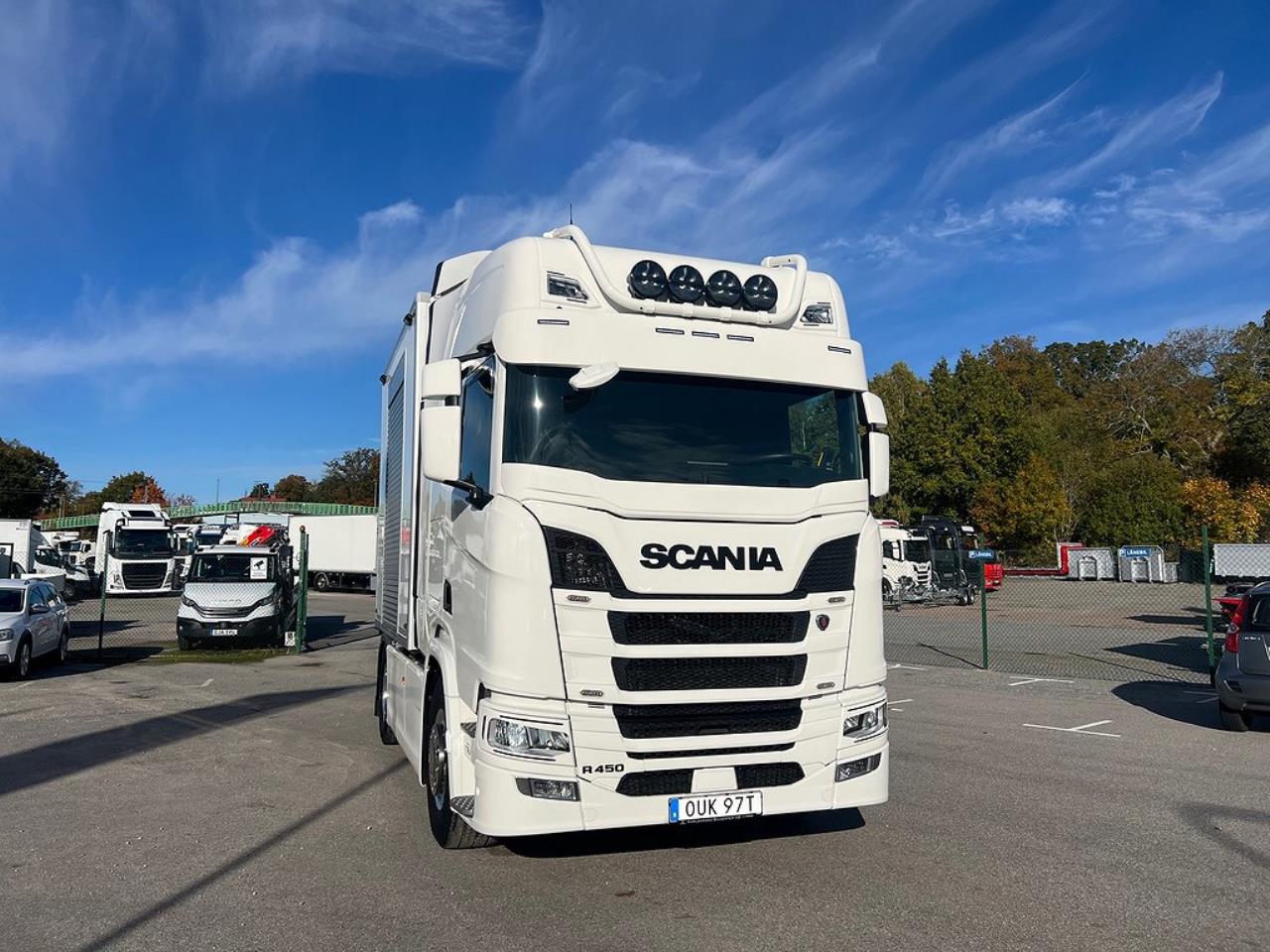 Scania R450 4x2 TMA Bil med skåp, Berlex TMAX TMA Skydd 2021 - Skåp