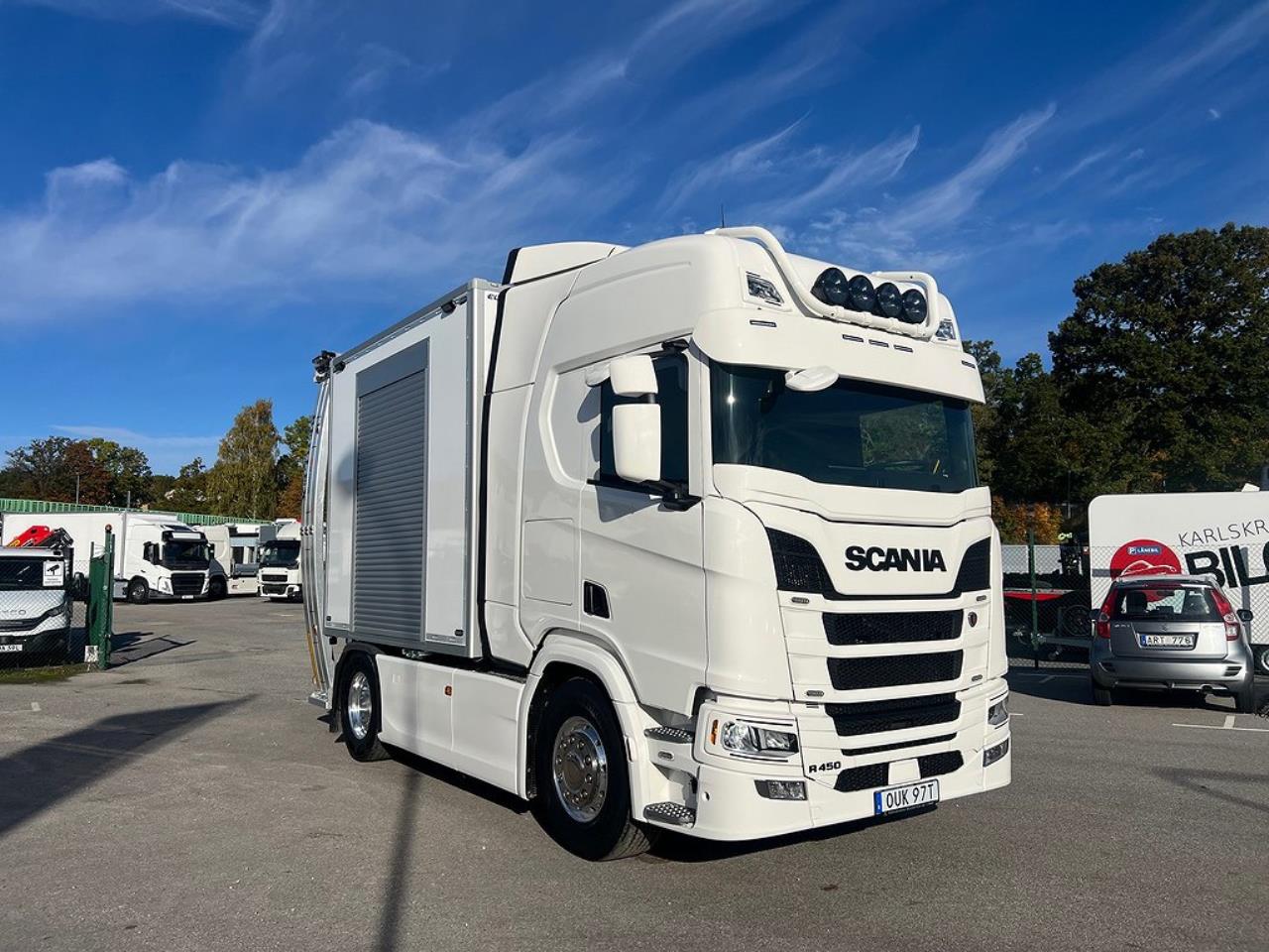 Scania R450 4x2 TMA Bil med skåp, Berlex TMAX TMA Skydd 2021 - Skåp