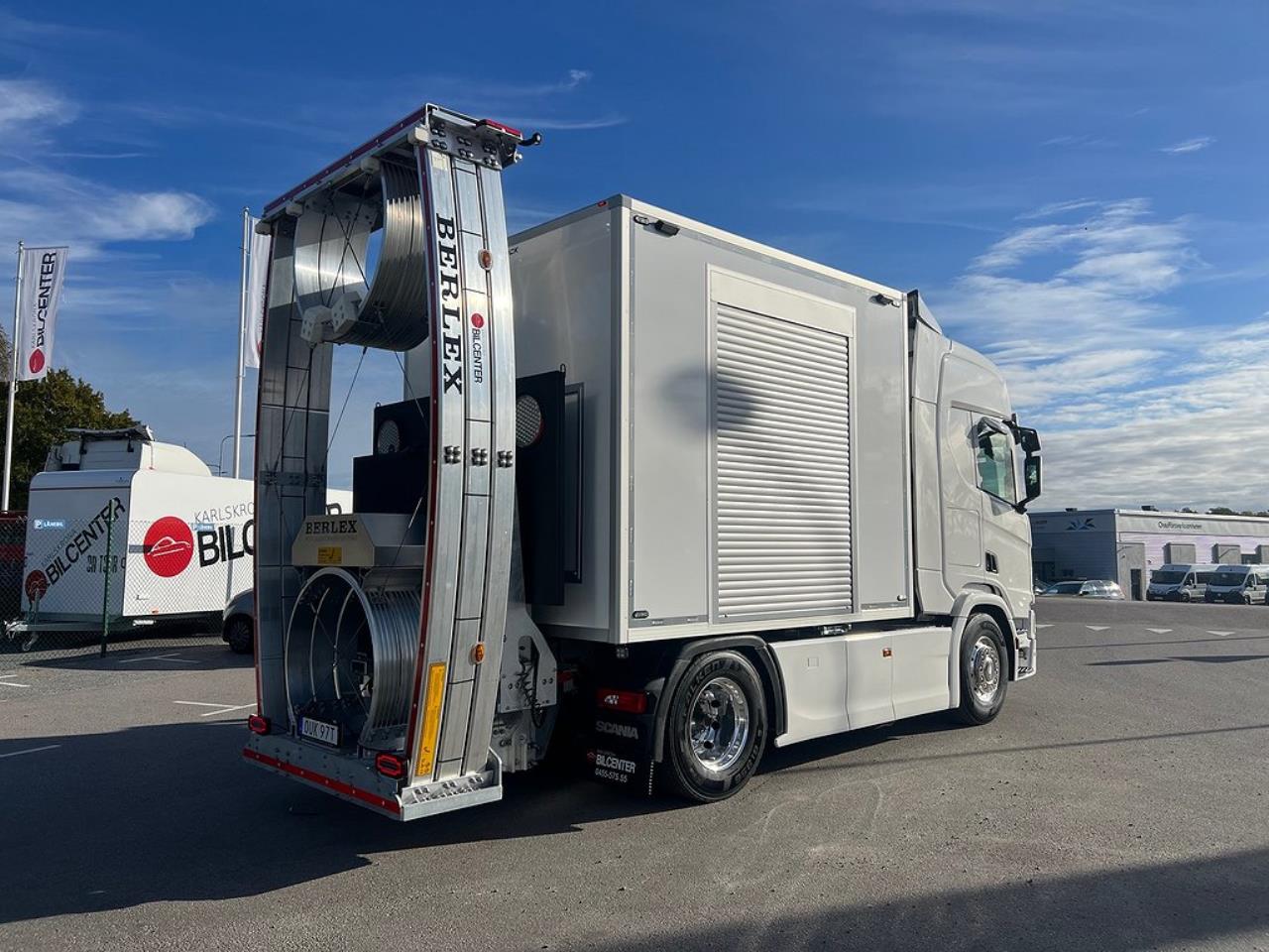 Scania R450 4x2 TMA Bil med skåp, Berlex TMAX TMA Skydd 2021 - Skåp