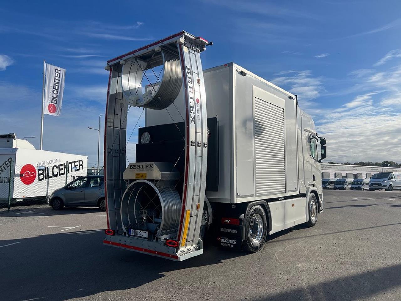 Scania R450 4x2 TMA Bil med skåp, Berlex TMAX TMA Skydd 2021 - Skåp