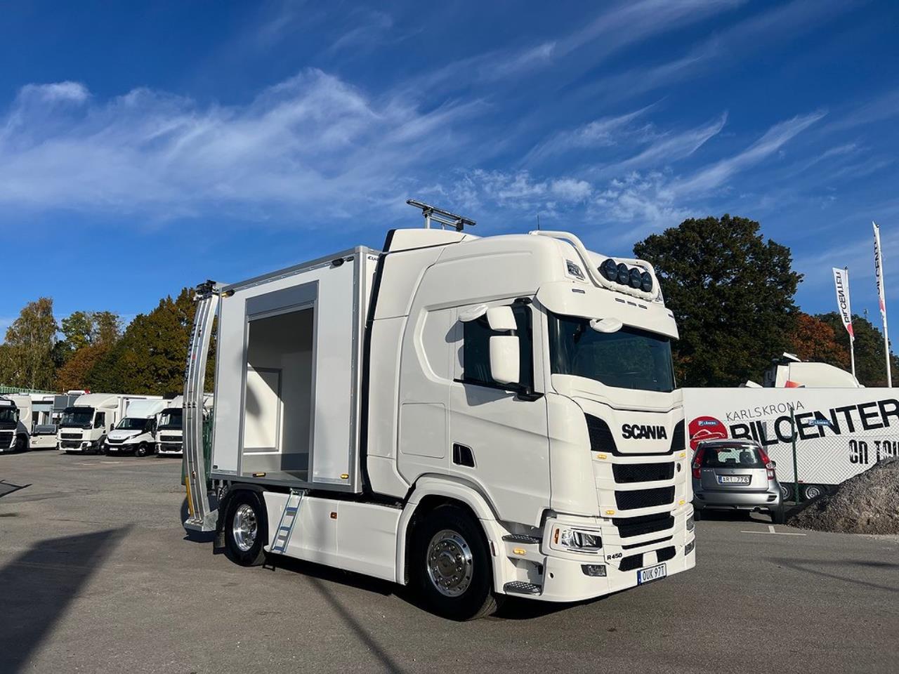 Scania R450 4x2 TMA Bil med skåp, Berlex TMAX TMA Skydd 2021 - Skåp